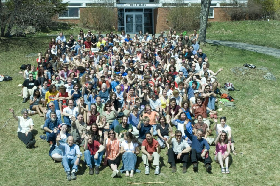 The Marlboro College 2008 Community Photo. I am on the very right
three rows from the
bottom.